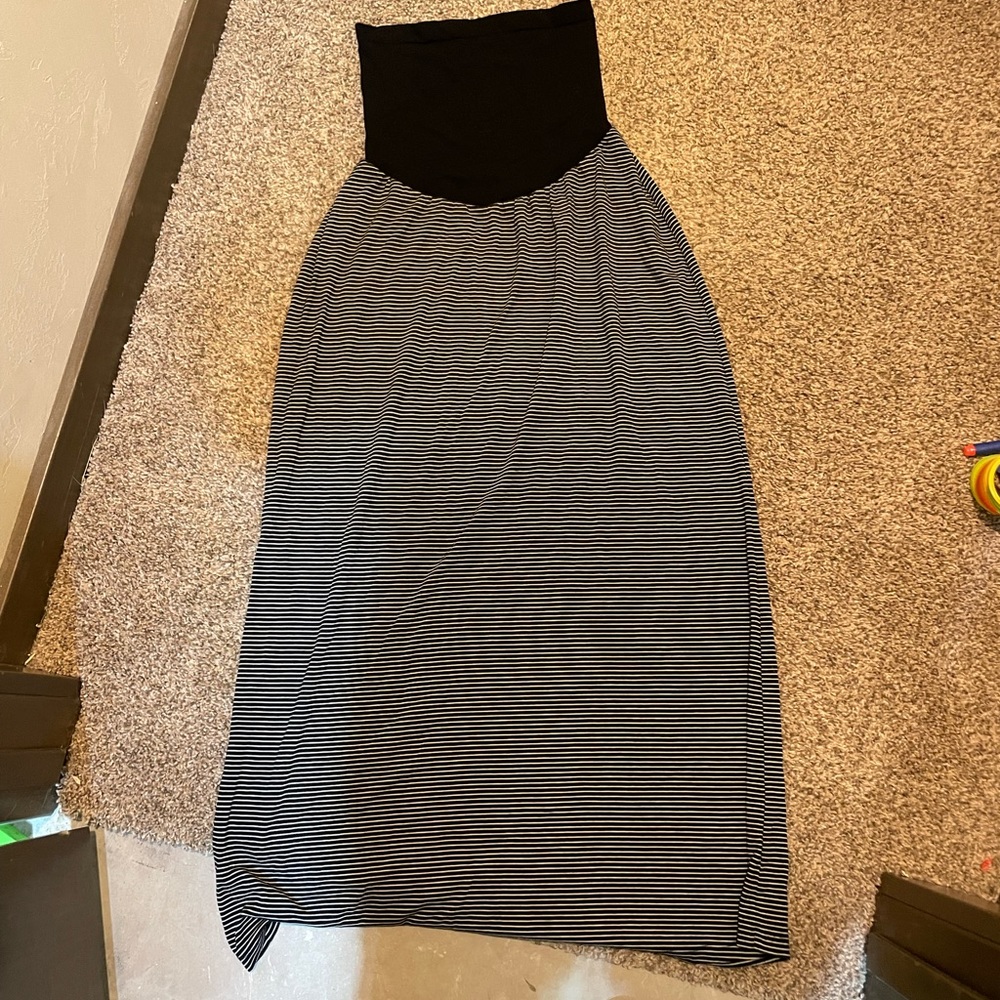 Maternity long skirt